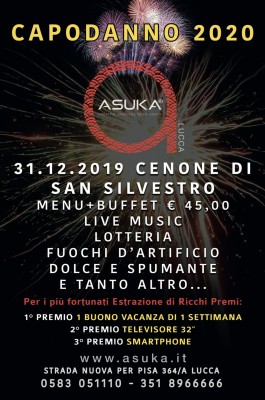 Capodanno 2020 con Asuka Lucca!